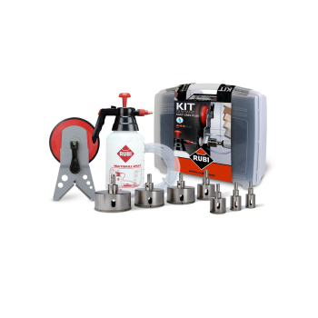 Bộ mũi khoan gạch đá hiệu Rubi Kit EasyGres Plus