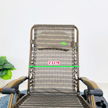 Ghế xếp thư giãn SUMIKA 638, bề rộng 73cm, tải trọng 300kg