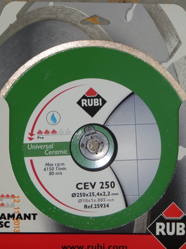 Lưỡi cắt gạch Rubi CEV 250 Pro
