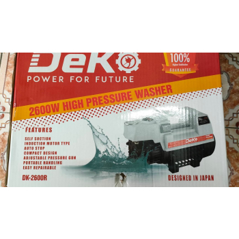 Máy bơm rửa xe hiệu Deko công suất 2600w