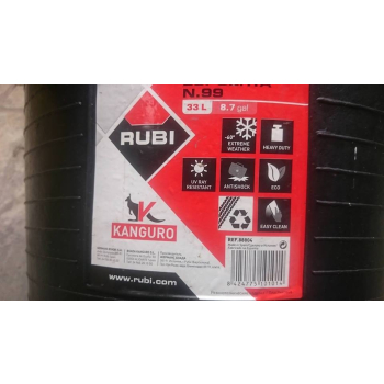 Xô cao su đựng hồ vữa hiệu Rubi - 33 lít (hết hàng)